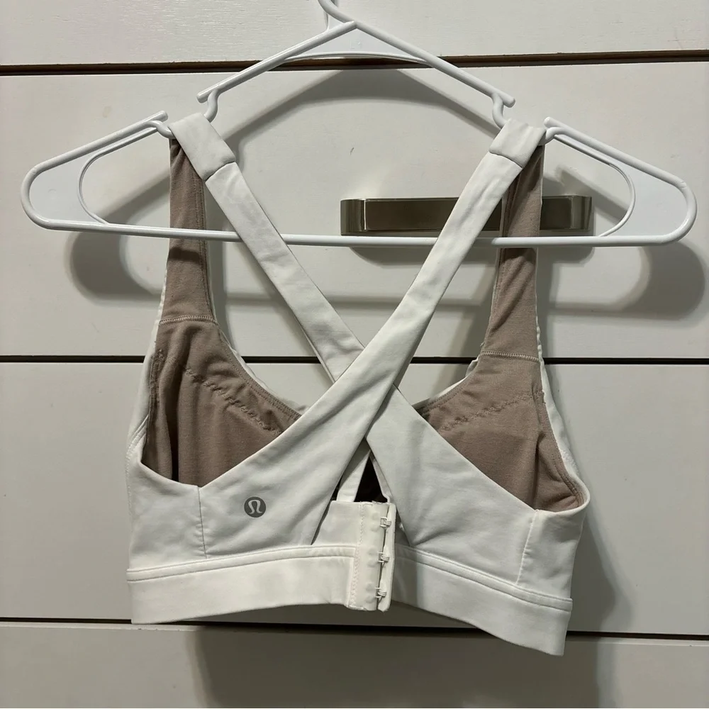 Lululemon Stash It All Bra White